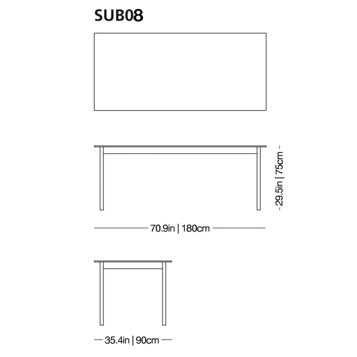 Sublimazione High Glass Table Tables Glas Italia