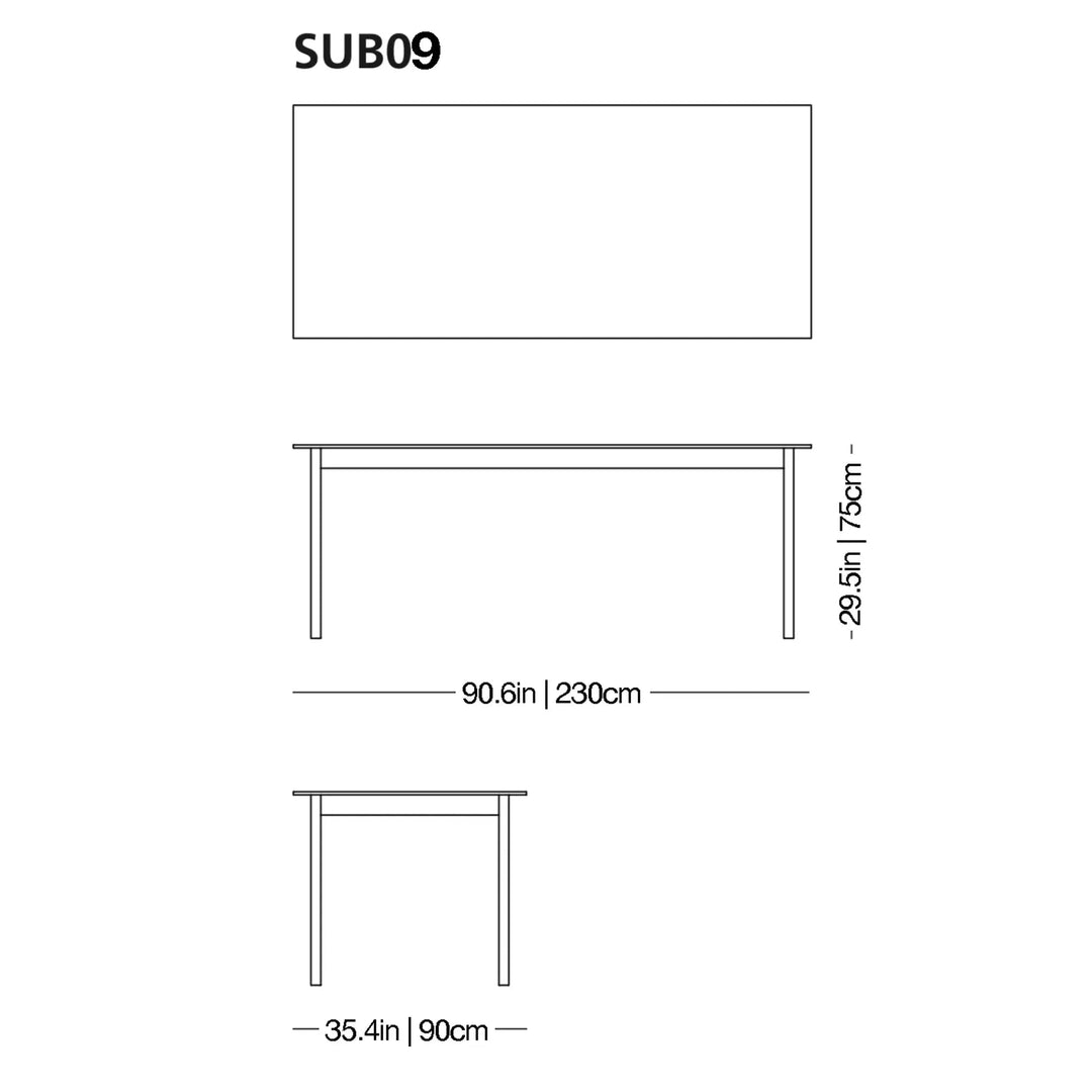 Sublimazione High Glass Table Tables Glas Italia