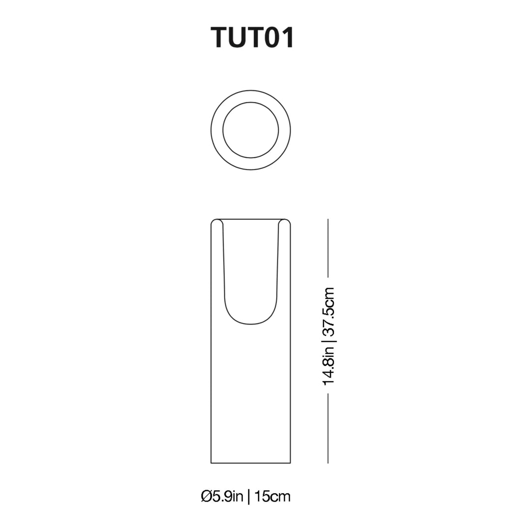 Tutube Vase Decor Glas Italia