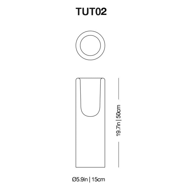 Tutube Vase Decor Glas Italia