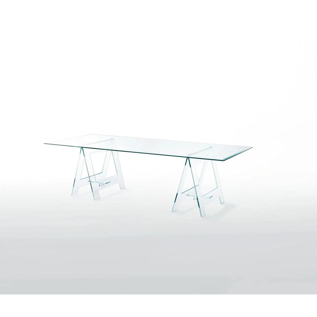 Don Cavalletto Glass Table Desks Glas Italia