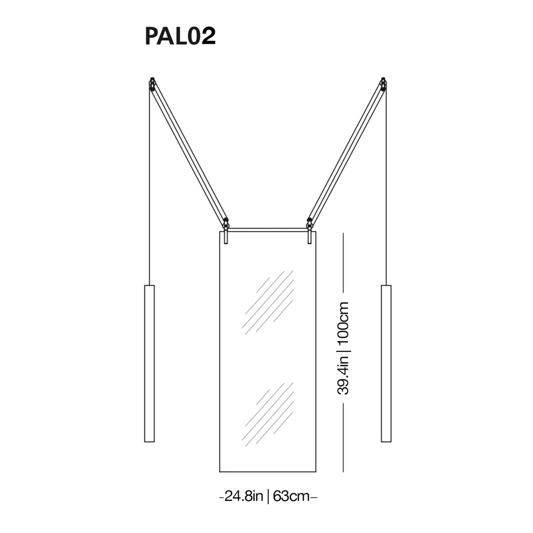 Palanco Mirror Wall Mirrors Glas Italia