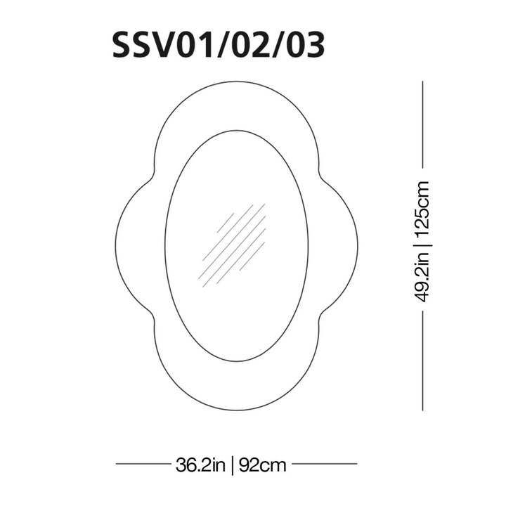 Settecento Mirror Wall Mirrors Glas Italia