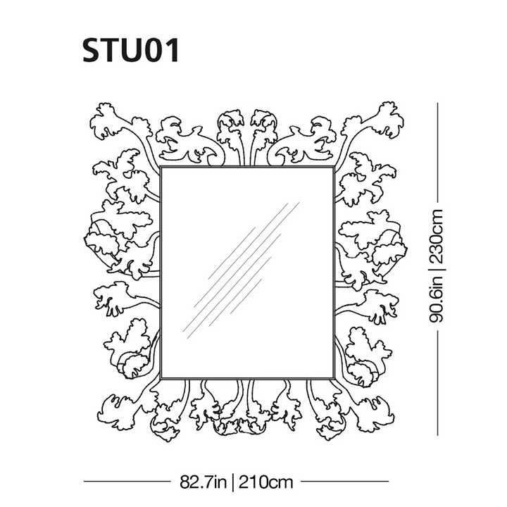 Sturm und Drang Mirror Wall Mirrors Glas Italia