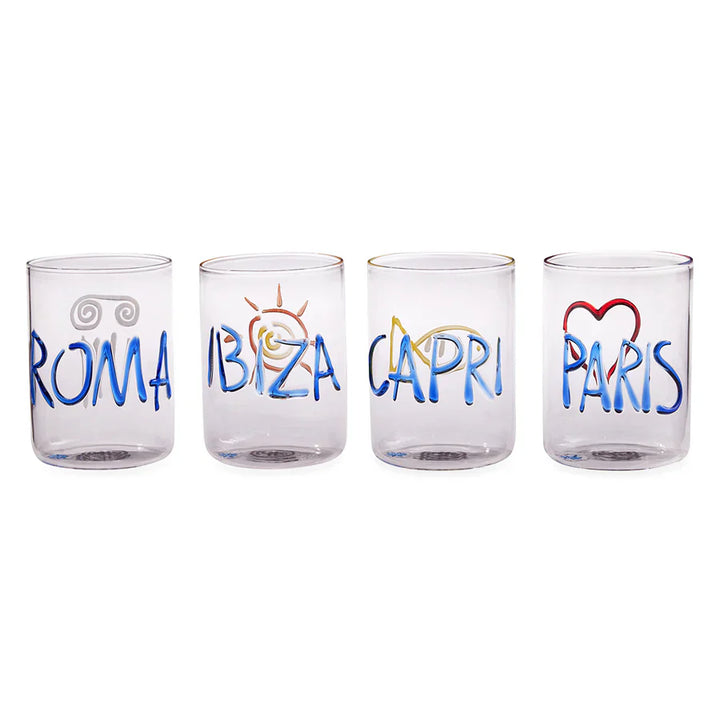 Jet Set Glassware Set Jonathan Adler
