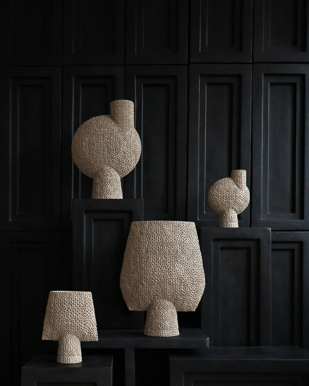Sphere Vase Square Shisen, Big - Sand Vases 101 Copenhagen   