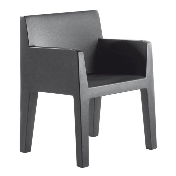 Jut Armchair Outdoor Vondom Armchair Only Anthracite - Basic