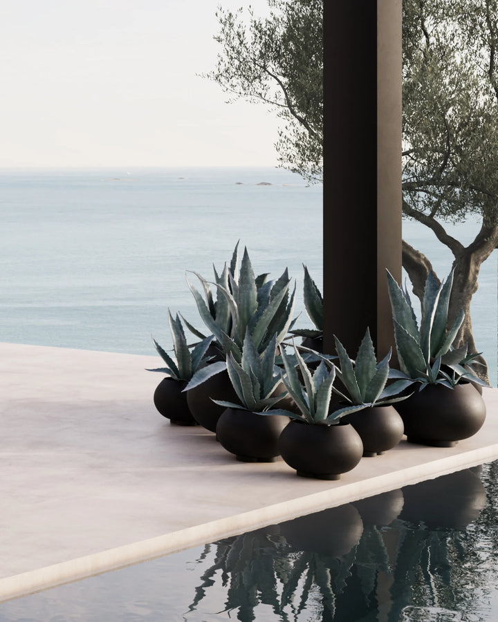 Urchin Plant Pot, Medio - Coffee Home & Garden:Home Décor:Other Home Décor 101 Copenhagen   