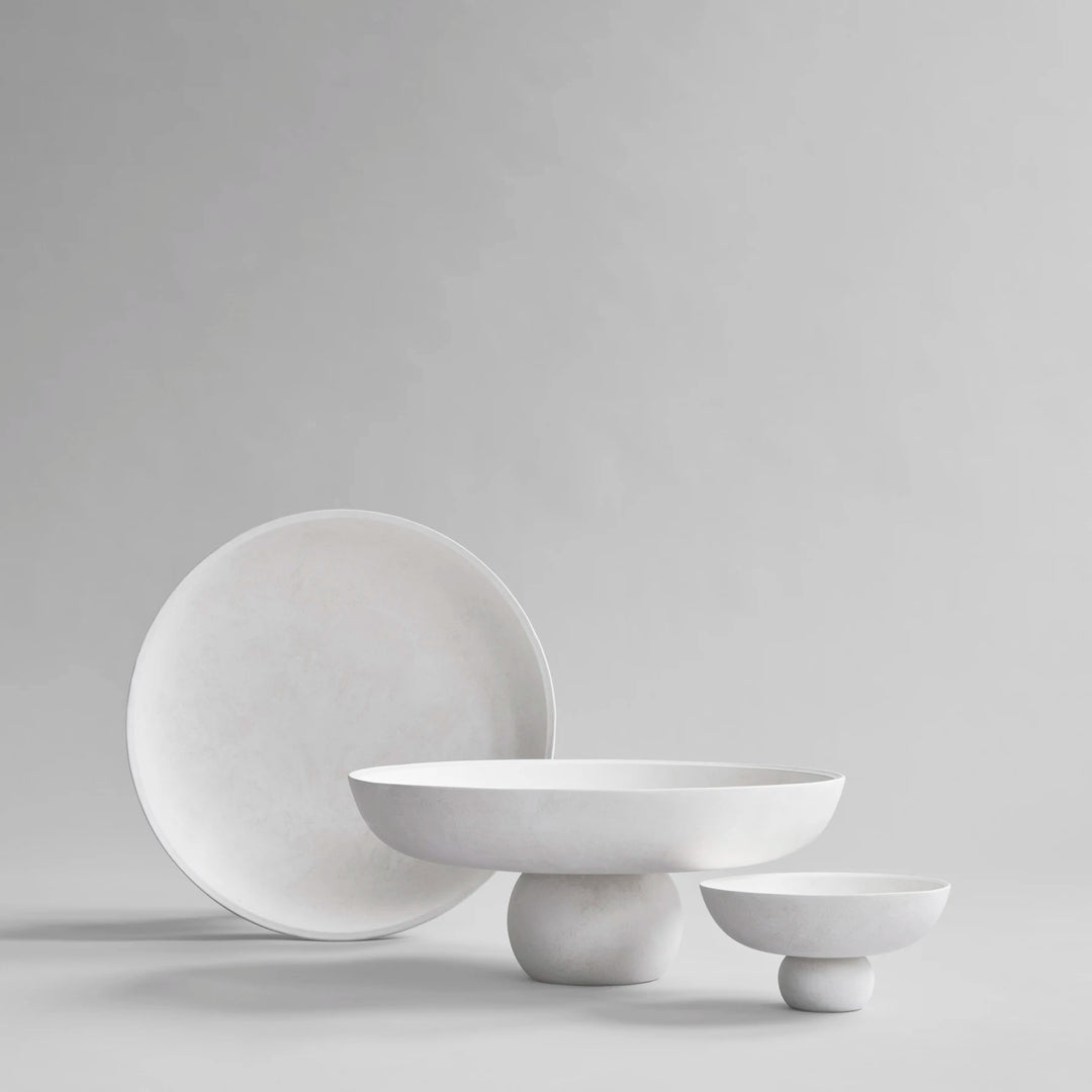 Baburu Bowl, Medio - Bone White Vases 101 Copenhagen   