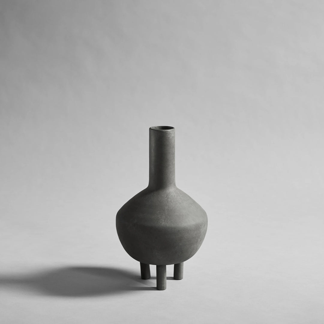 Duck Vase, Fat - Dark grey Vases 101 Copenhagen   