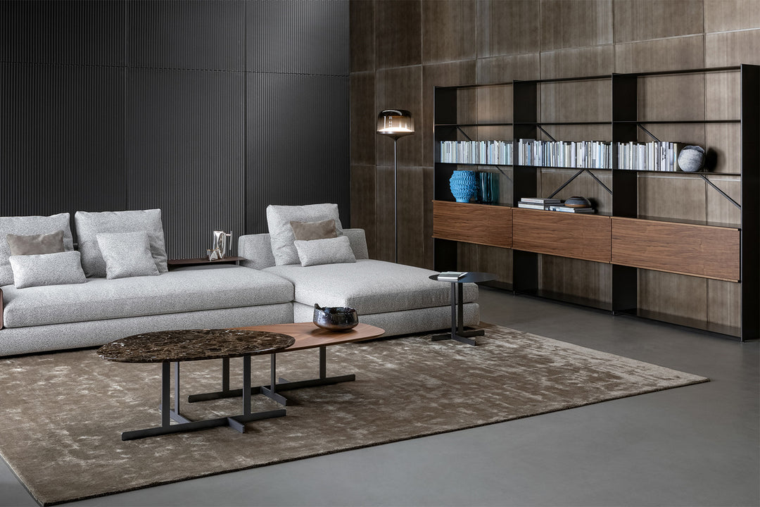 Kaos Bookcase with Storage Bonaldo