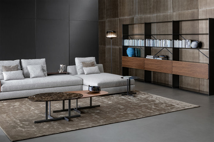 Kaos Bookcase with Storage Bonaldo