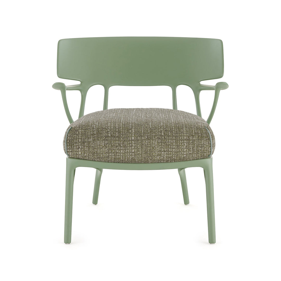 A.I. Lounge Chair Chairs Kartell Green / Hazelnut Texture