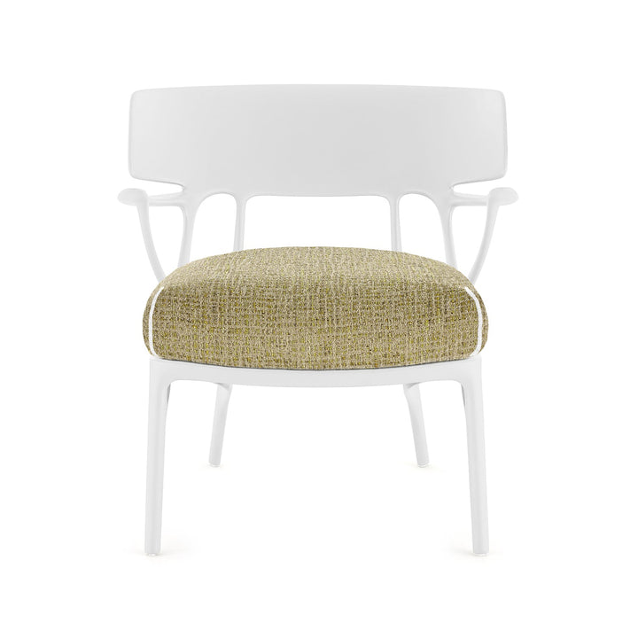 A.I. Lounge Chair Chairs Kartell White / Yellow Texture