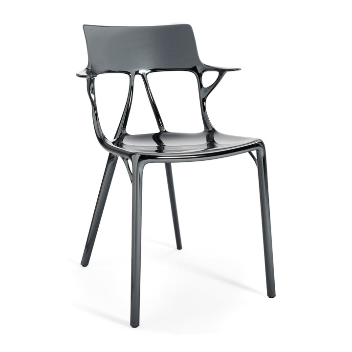 A.I. Metal Chair (Set of 2) Chairs Kartell Titanium