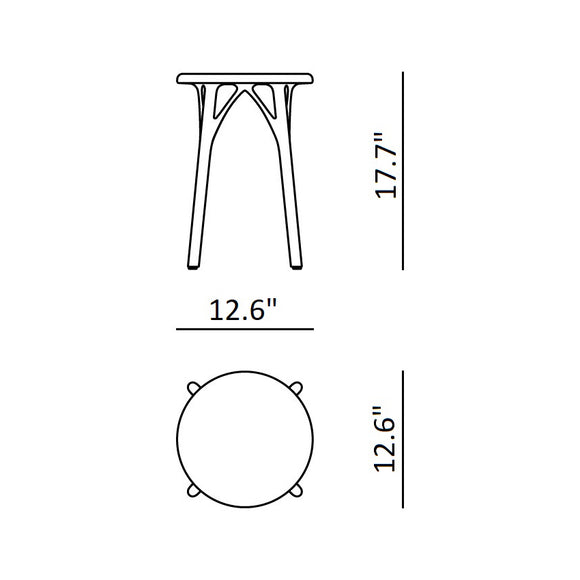 A.I. Outdoor Light Stool (Set of 2) Outdoor Furniture Kartell