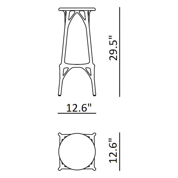 A.I. Outdoor Light Stool (Set of 2) Outdoor Furniture Kartell