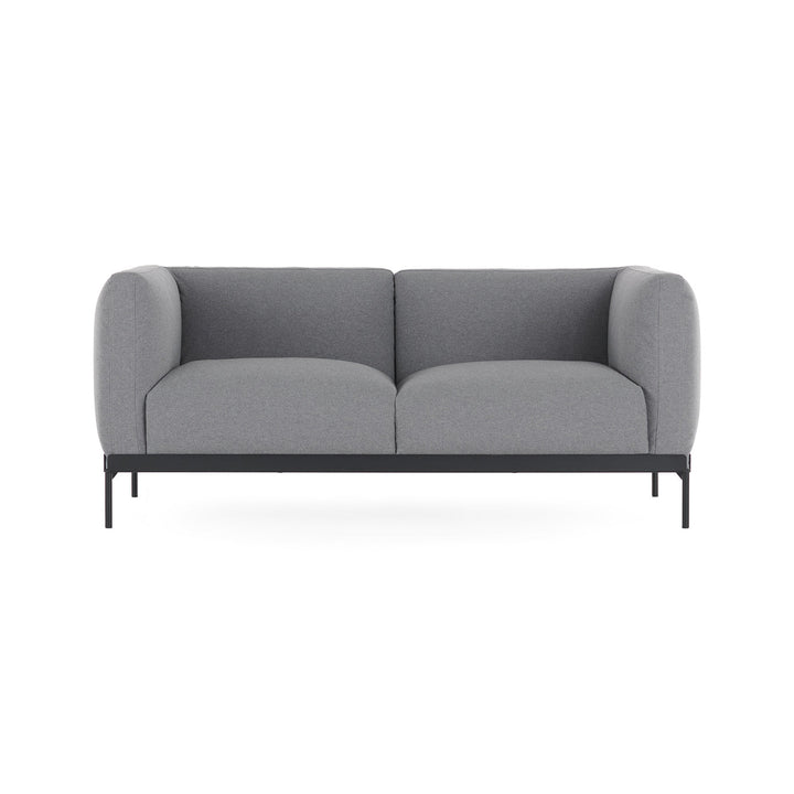 Asia 2-Seater Sofa Sofas Kartell Cotton Plain Grey