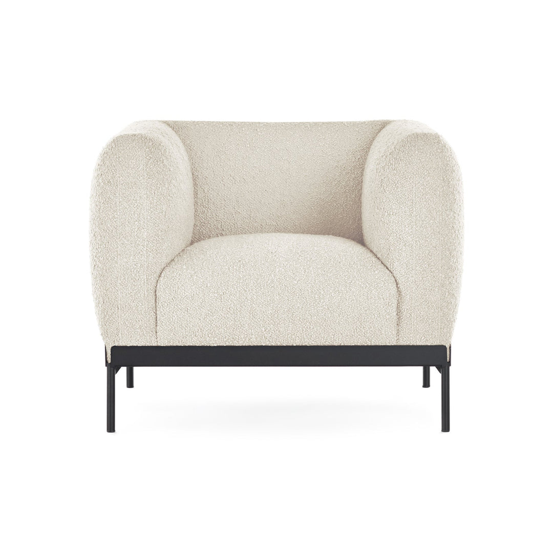 Asia Armchair Chairs Kartell Boucle White