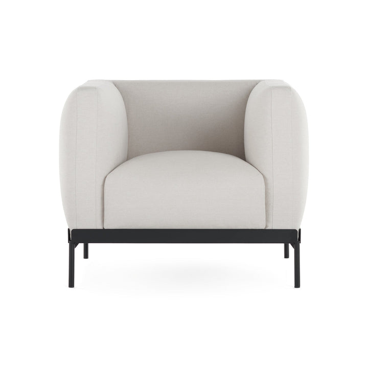 Asia Armchair Chairs Kartell Cotton Plain White