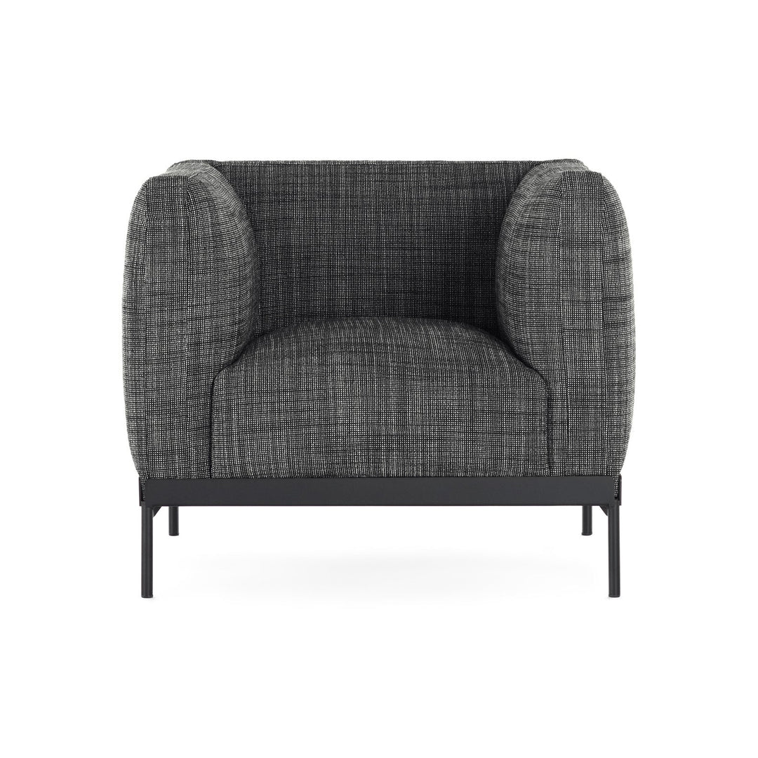 Asia Armchair Chairs Kartell Cotton Structure Black
