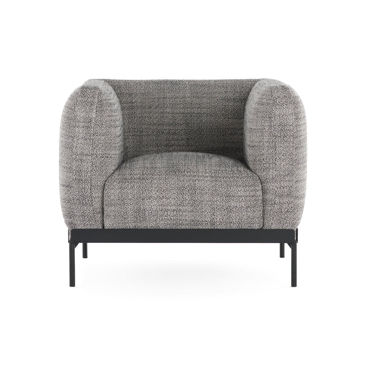 Asia Armchair Chairs Kartell Cotton Structure White / Black