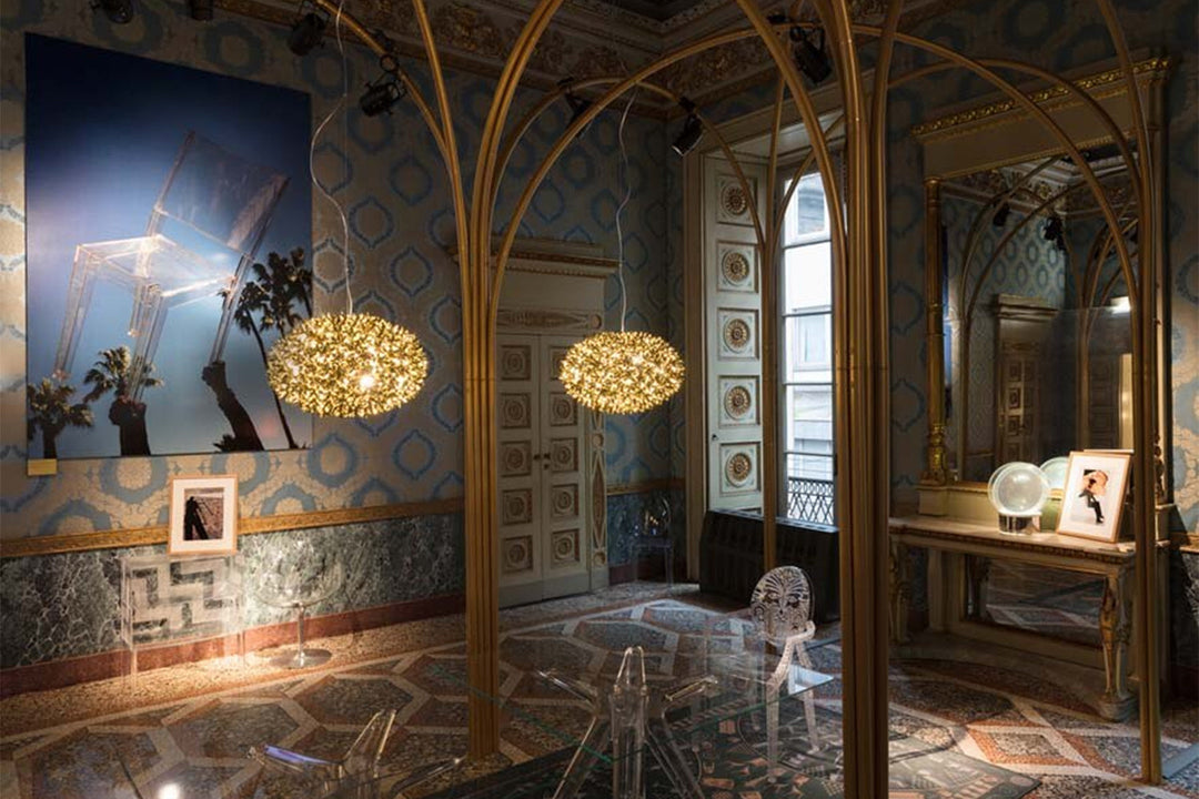 Bloom Round Suspension Light Ceiling Lights Kartell
