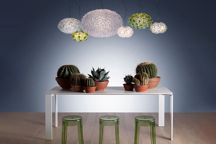 Bloom Round Suspension Light Ceiling Lights Kartell