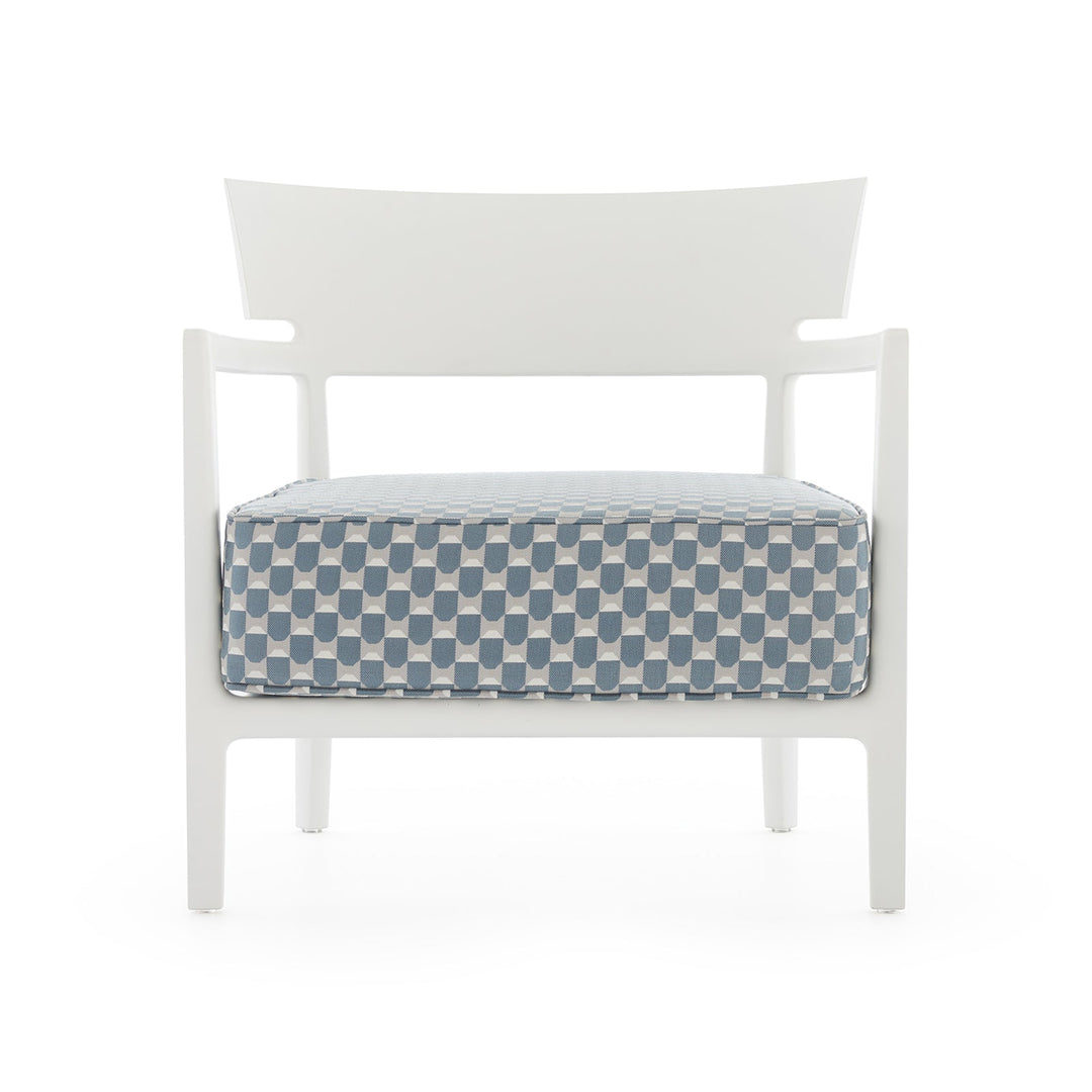 Cara Mat Outdoor Liberty Armchair Outdoor Chairs Kartell Obi Check Blue Armchair Only