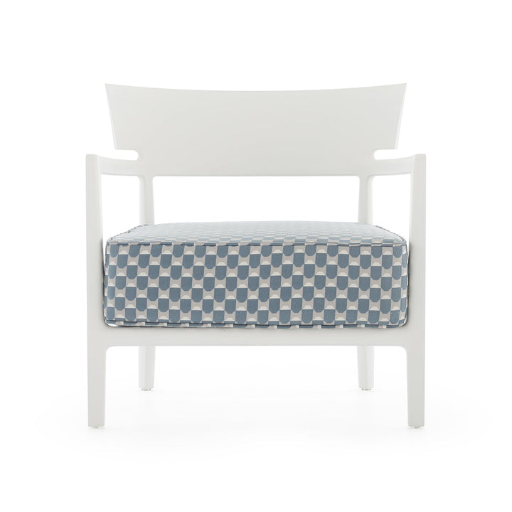Cara Mat Outdoor Liberty Armchair Outdoor Chairs Kartell Obi Check Blue Armchair Only
