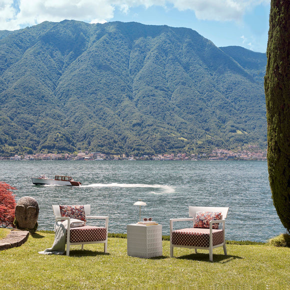 Cara Mat Outdoor Liberty Armchair Outdoor Chairs Kartell