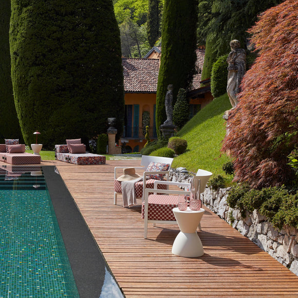 Cara Mat Outdoor Liberty Armchair Outdoor Chairs Kartell