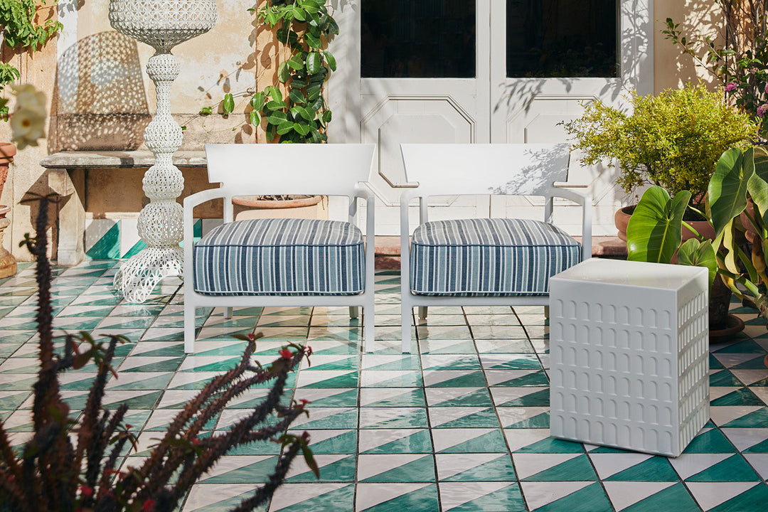 Cara Matte Outdoor Armchair Outdoor Chairs Kartell