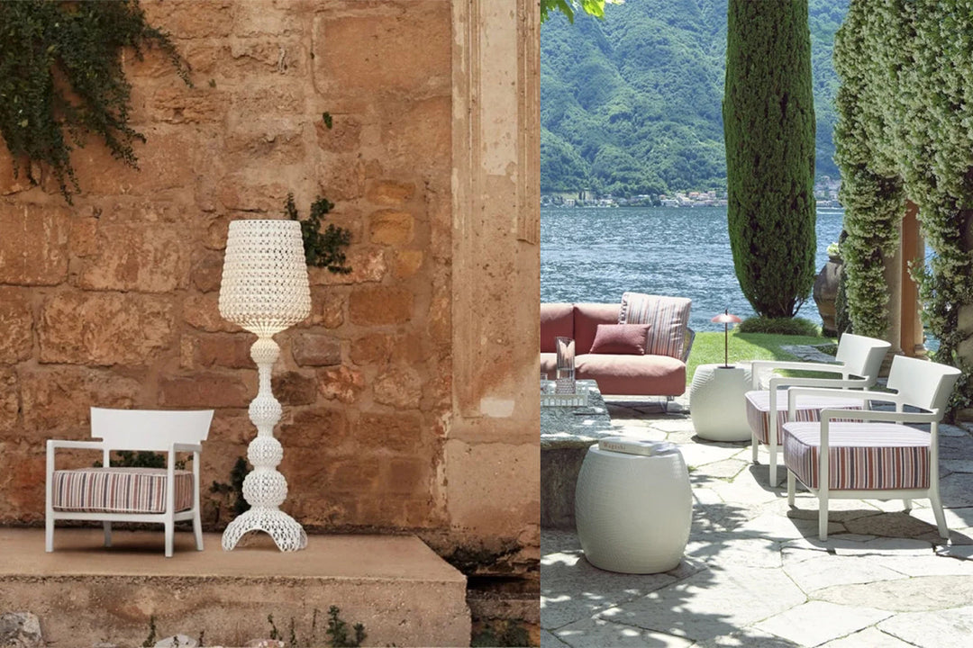Cara Matte Outdoor Armchair Outdoor Chairs Kartell