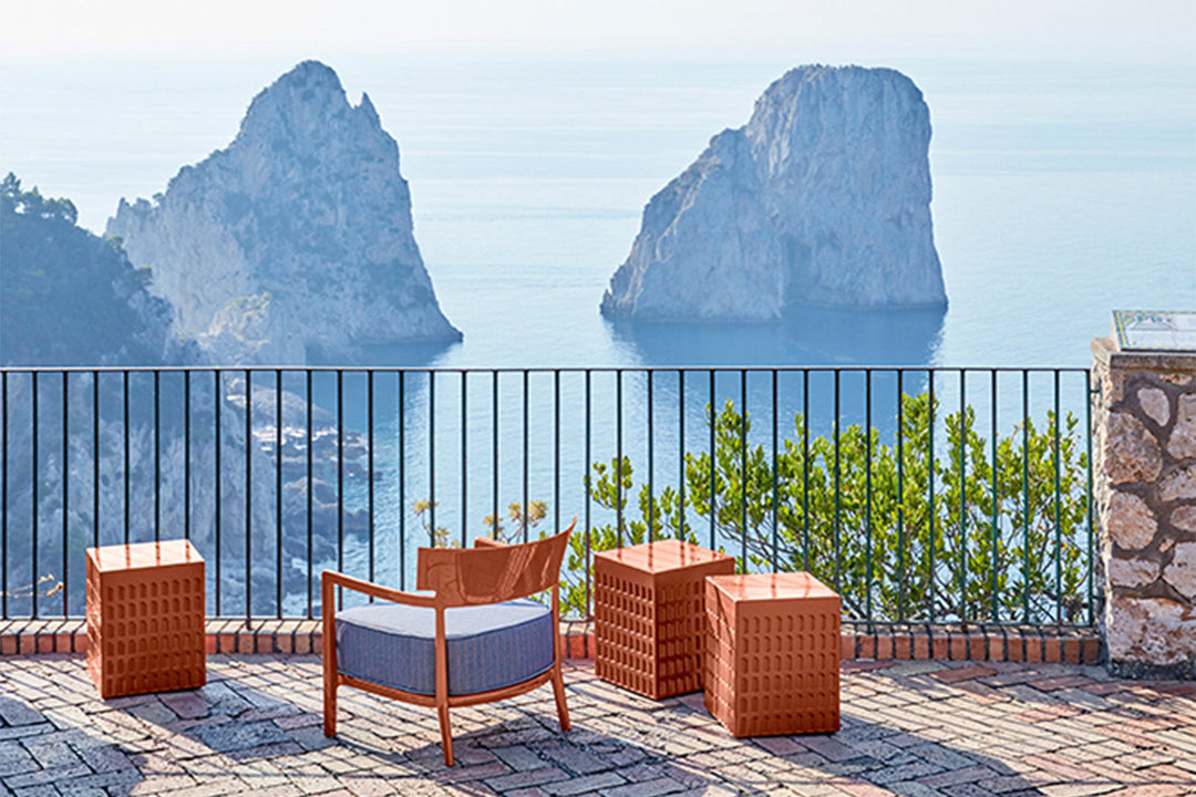Cara Outdoor Armchair Outdoor Chairs Kartell