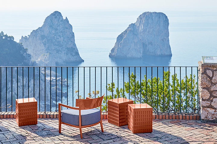 Cara Outdoor Armchair Outdoor Chairs Kartell