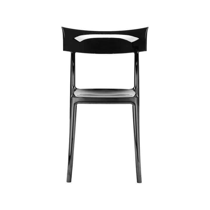 Catwalk Mat Outdoor Stackable Dining Chair (Set of 2) Chairs Kartell Black