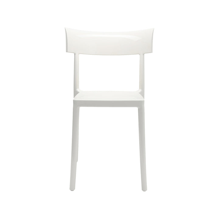Catwalk Mat Outdoor Stackable Dining Chair (Set of 2) Chairs Kartell White