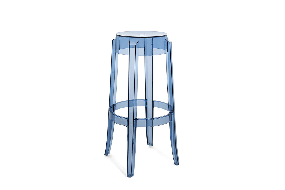 Charles Ghost Stool (Set of 2) Quickship Ottomans + Stools Kartell