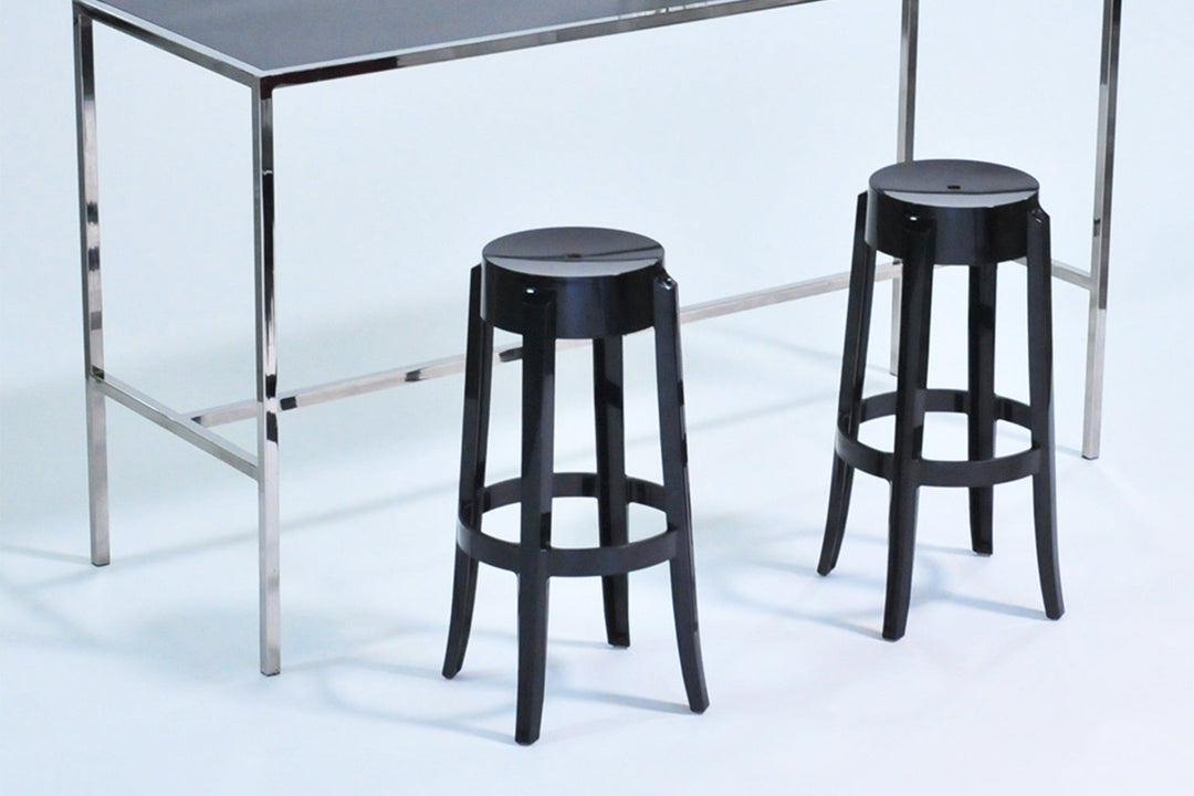 Charles Ghost Stool (Set of 2) Ottomans + Stools Kartell