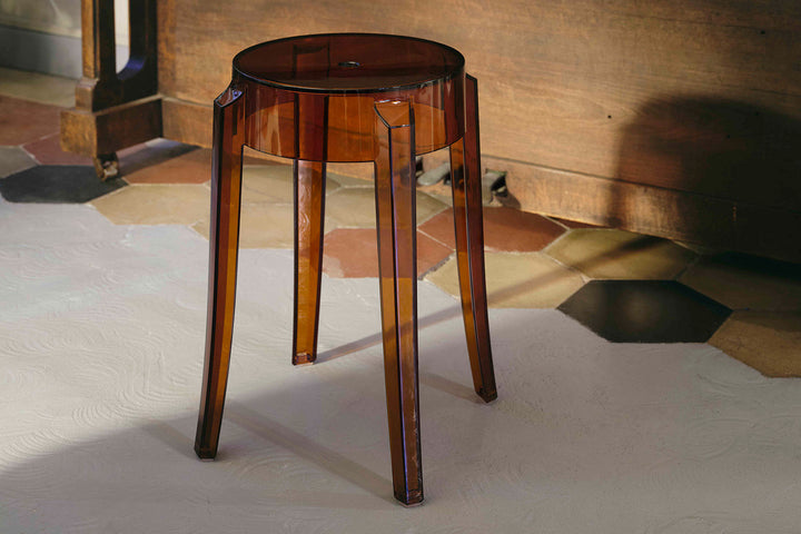 Charles Ghost Stool (Set of 2) Ottomans + Stools Kartell