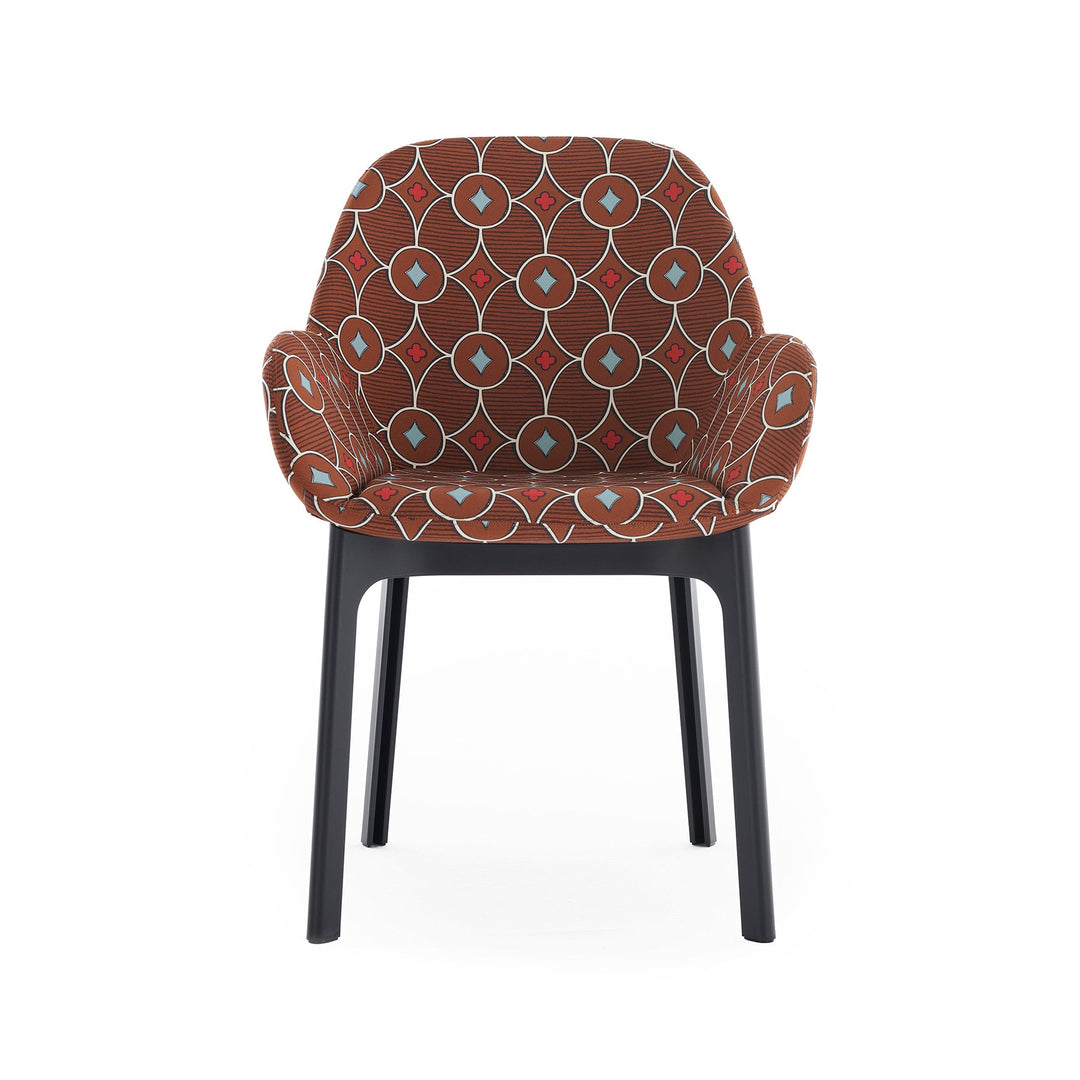 Clap Rubelli Armchair Chairs Kartell Brown / Black