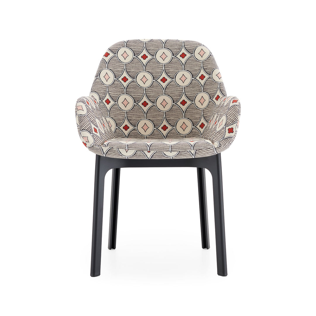 Clap Rubelli Armchair Chairs Kartell Cream / Black