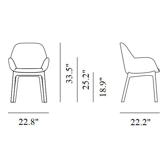 Clap Rubelli Armchair Chairs Kartell