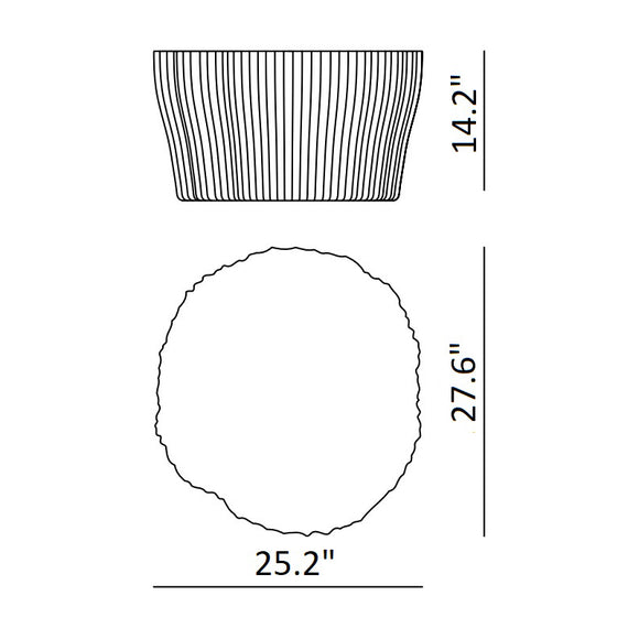 Corteza Outdoor Coffee Table Coffee Tables Kartell