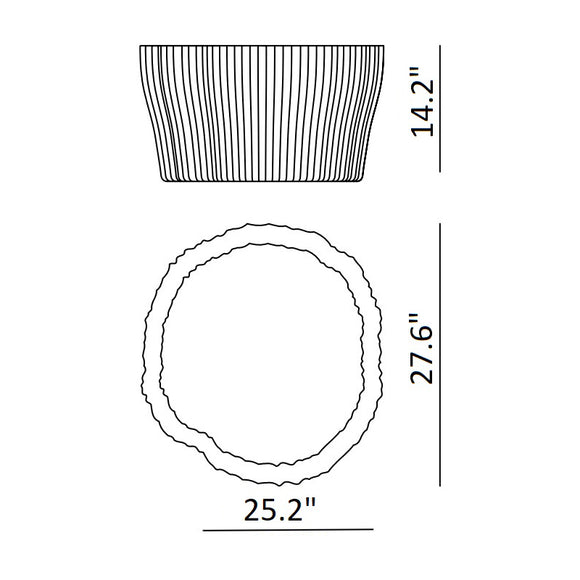 Corteza Outdoor Planter Planters Kartell