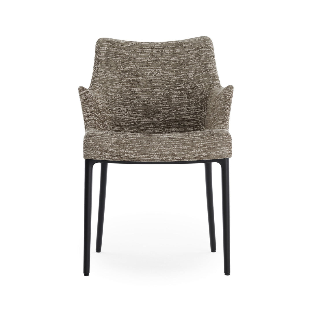 Eleganza Nia Dining Armchair Chairs Kartell Gray Black