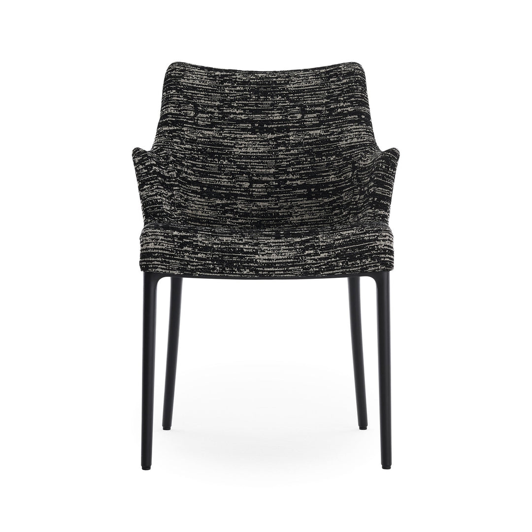 Eleganza Nia Dining Armchair Chairs Kartell Black Black