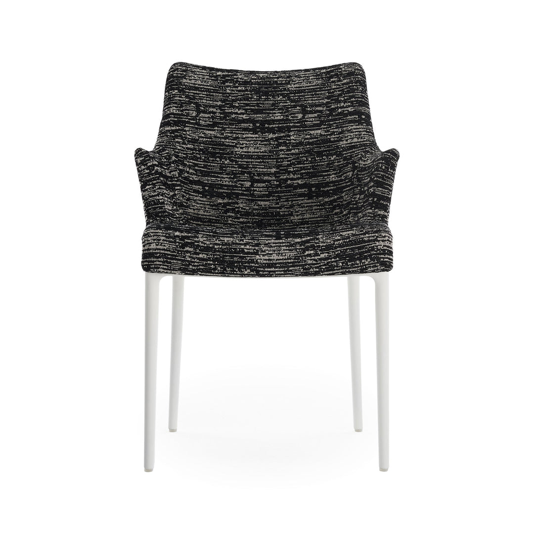 Eleganza Nia Dining Armchair Chairs Kartell Black White