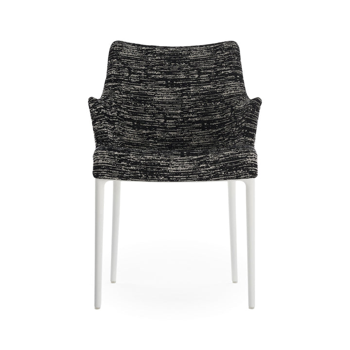 Eleganza Nia Dining Armchair Chairs Kartell Black White